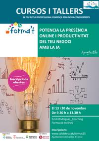 Curs Potencia la presència online i productivitat del teu negoci amb la IA