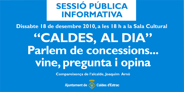 sessi&oacute; p&uacute;blica informativa 18 desembre 2010