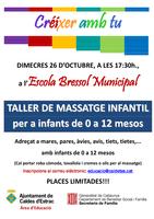 Taller Massatge Infantil (0-12 mesos)