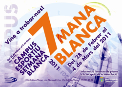 cartell campus setmana blanca 2011