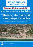 cartell balan&ccedil; mandat