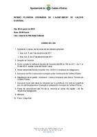 Ple Ordinari 30 de gener de 2012