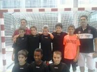 L'equip Caldes Boys, format per: Mateo, Gerard, Biel, Enric, Raul, Arnau, Garvin, Joan 