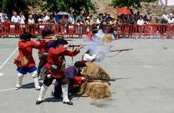 representaci&oacute; combat caldes estrac a