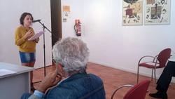 N&uacute;ria Busquet en un moment del recital