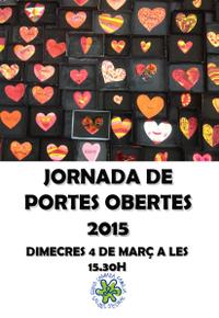Cartell Portes Obertes Sagrada Fam&iacute;lia