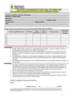 Sol·licitud Casal d'Estiu 2022-2023 (castellà)