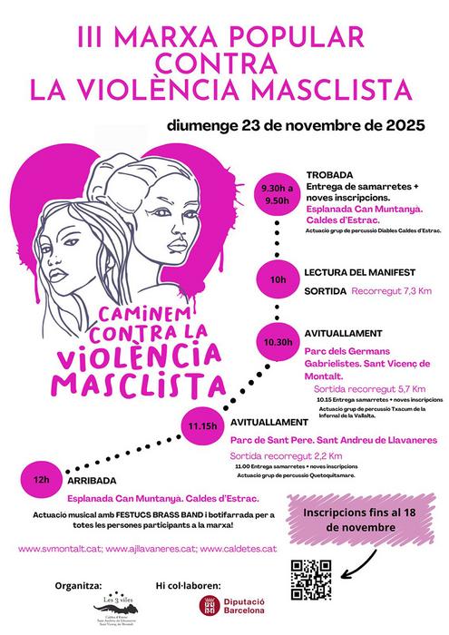 cartell marxa viol&egrave;ncia masclista