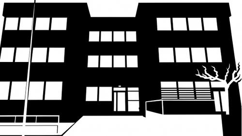 Silueta Edifici Escola Sagrada Família