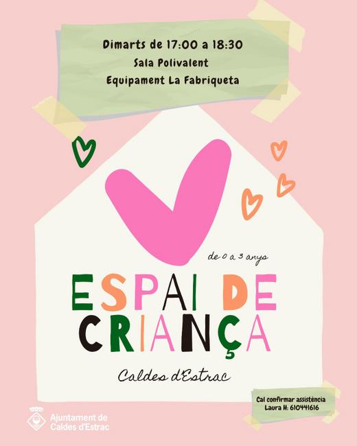 cartell espai crian&ccedil;a