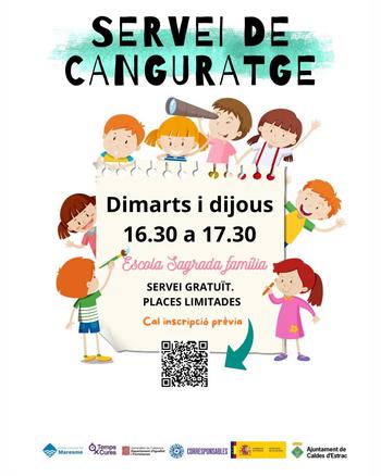 Cartell del Servei de Canguratge