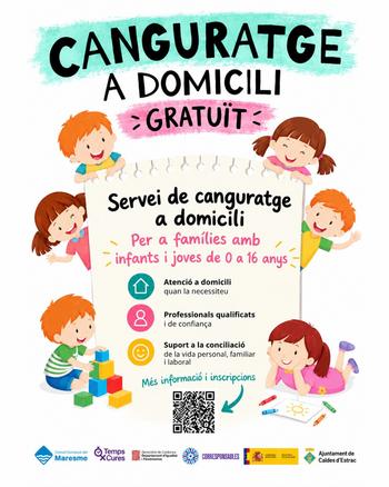 Cartell del Servei de Canguratge a domicili