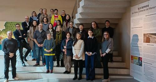Foto de grup a la V Jornada d'Arxius Municipals del Maresme