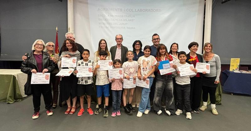 Guanyadors de la fase local de Caldes d'Estrac de la XLIII Mostra Liter&agrave;ria del Maresme