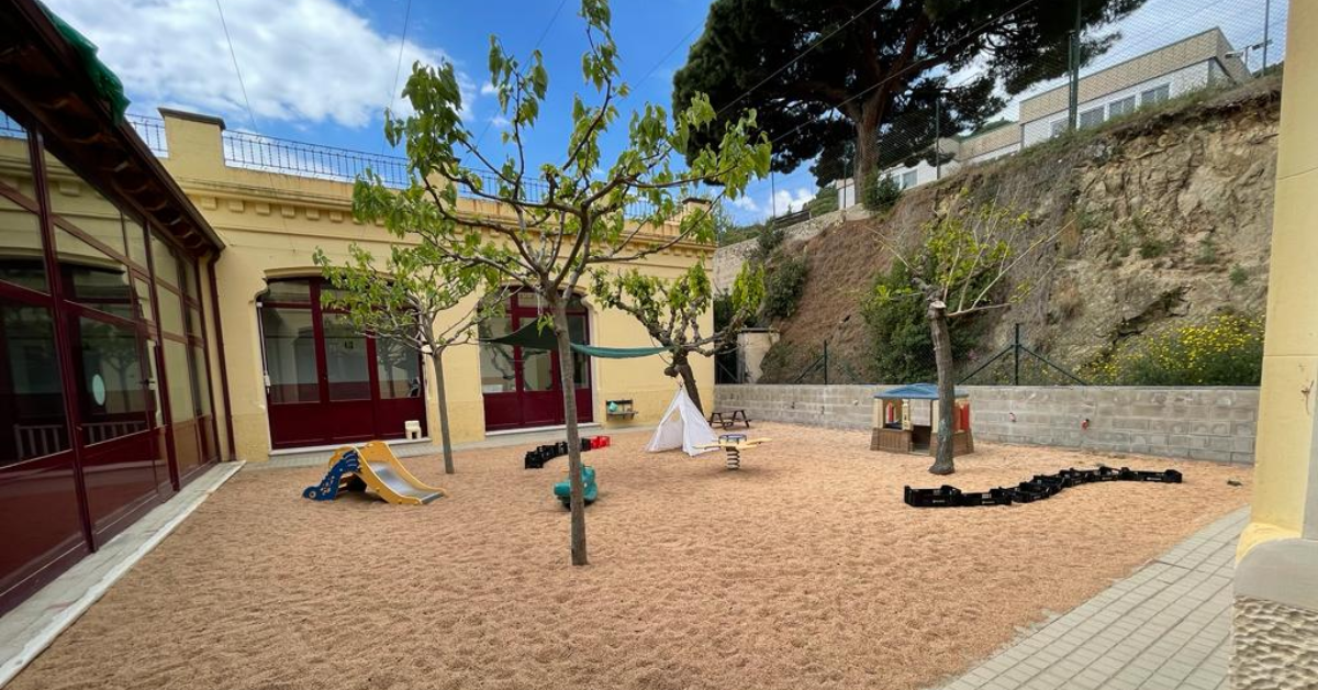 El pat� de l'Escola Bressol Sagrada Fam�lia