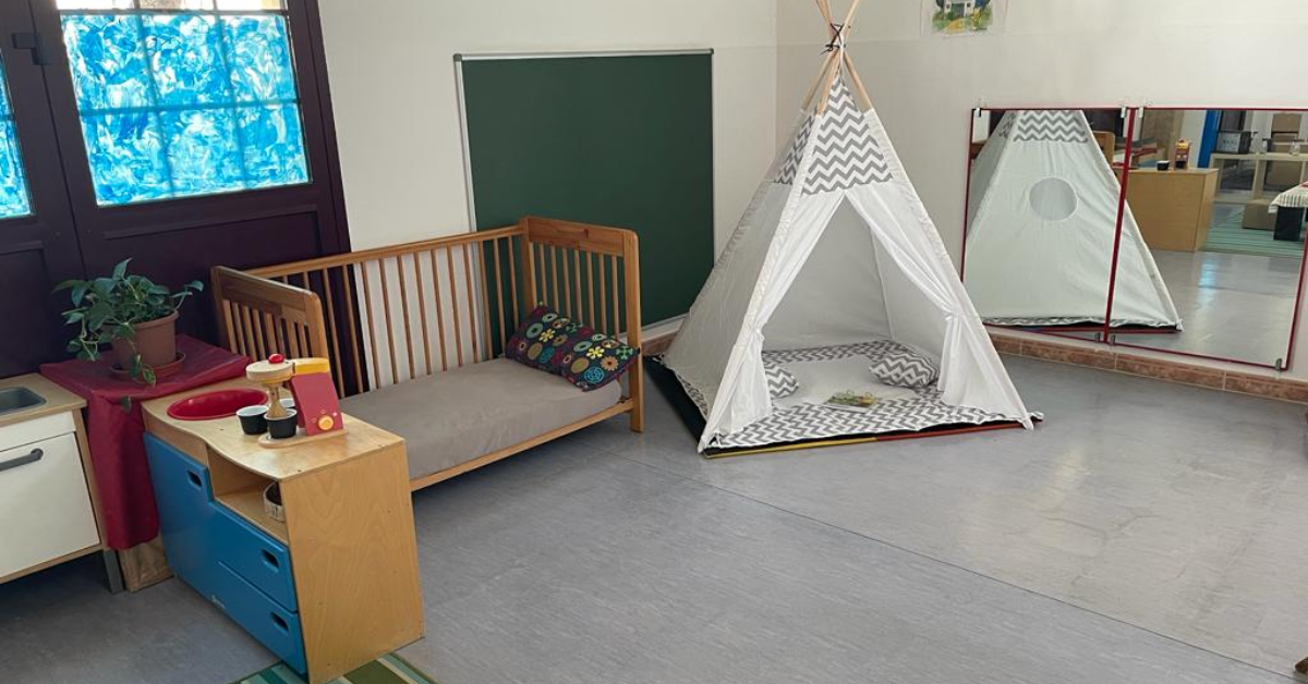 Interior de l'Escola Bressol Sagrada Fam&iacute;lia