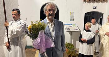 Ofrena Floral a la Mare de D&eacute;u del Remei del Balneari de Caldes d'Estrac