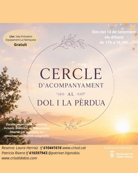 Cartell Cercle d'Acompanyament al dol i la p&egrave;rdua