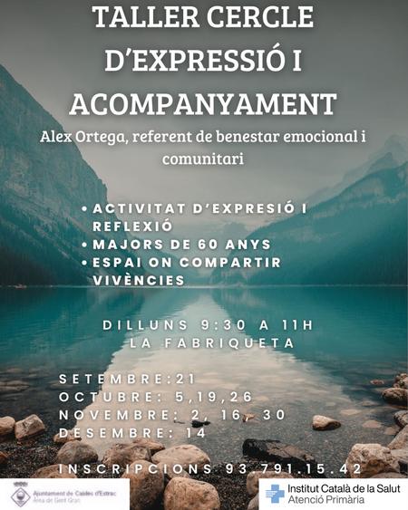 Cartell Cercle d'expressi&oacute; i acompanyament