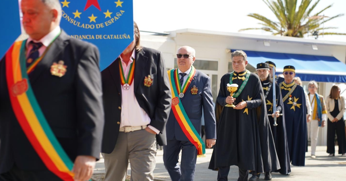process� cavallers del vi a Caldes d'Estrac