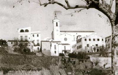 1958. Panoramica esglèsia. Foto cedida per Arrels Cultura