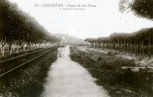 1915. Via del tren. Foto cedida per Arrels Cultura